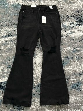 Judy Blue Black High-Waist Flare Jeans